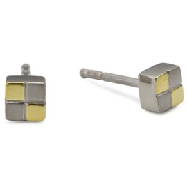 Boccia Women's Stud Earring Titanium Quadr. 051803