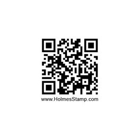 QR Code Rubber Stamp - Custom QR Code Stamp
