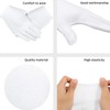 SATINIOR 120 Pieces Cotton Gloves Large Size for Men Women