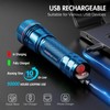 WdtPro Rechargeable Flashlights High Lumens, 1 Pack Super Bright LED