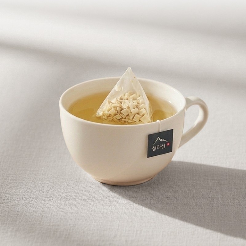 Seolyaksan Domestic hand-made roasted green tea triangle tea bag 1.2g