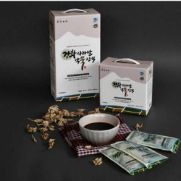 Kiming / Eunhwa Tobagi Ganghwa Lion&#39;s Foot Wormwood Essence 30 packets Ganghwa Mugwort, main product / 키밍 / 은화또바기 강화 사자발 약쑥 진액 30포 강화쑥, 본품