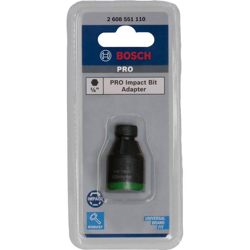 Bosch 1x PRO Impact Bit Adapter (143 x 64 mm,