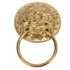 Door Knocker Chinese Style Animal Head Style Modelled Antique Brass