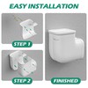 TAKTOPEAK Mini-split Line Set Cover Parts: 4" Flat Elbow Line