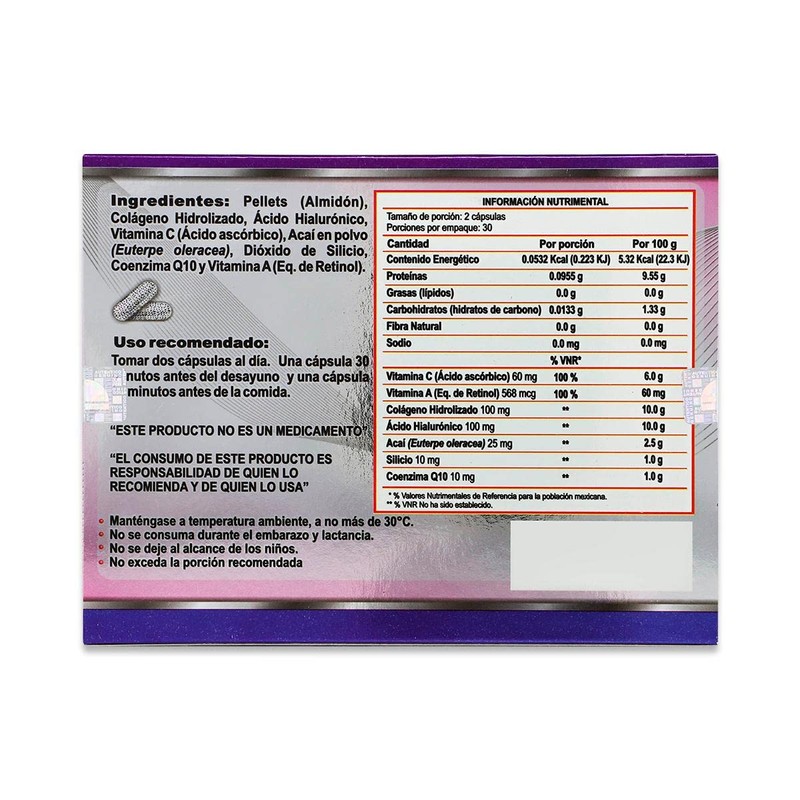 COLAGEMAX, 60 CAPSULAS DE 500 MG