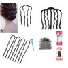 Metal Hair Combs Set for Updo Styling, 7 Piece French