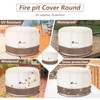 Fire Pit Cover for Solo Stove Bonfire,600D Tear-Resistant Heavy Duty
