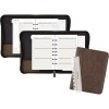 AT-A-GLANCE Desk Size Brown Planner Flexible Starter Set Undated Monthly