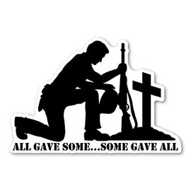 All Gave Some…Some Gave All Magnet by Magnet America is 4.375" x 6.5" Made for Vehicles and Refrigerators