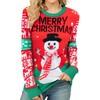 tiorhooe Christmas Jumper Women's Funny Christmas Sweater Girls Merry Christmas