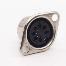 Undisclosed 7 Pin Female DIN Connector, Chassis Mount
