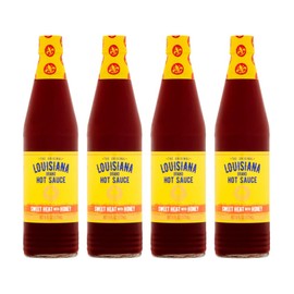 Louisiana Brand Hot Sauce Sweet Heat 6 Fl Oz (Pack of 4)