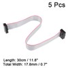 sourcing map Pack of 5 IDC 14 Pins Connectors Flat