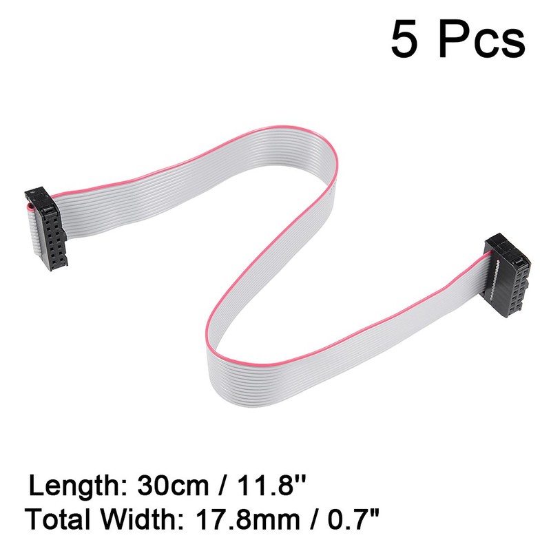 sourcing map Pack of 5 IDC 14 Pins Connectors Flat