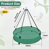 Lettry 2Pcs Bird Seed Catcher Tray with 8pcs Plastic Stakes