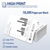 ( 2-Pack, Black) High Yield DR-223 DR223 DR223CL DR-223CL Compatible