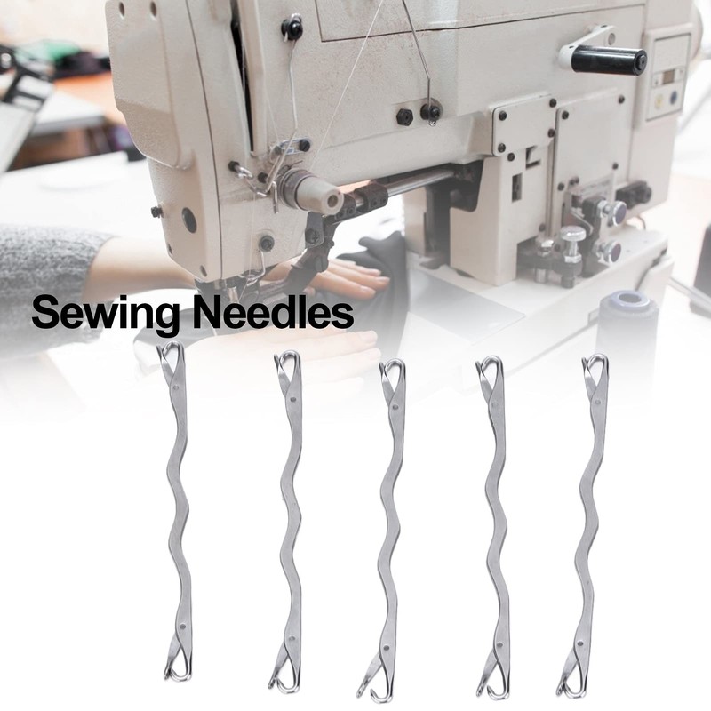 5Pcs Knitting Machine Repair Needles Double Ended Stainless Steel Knitting