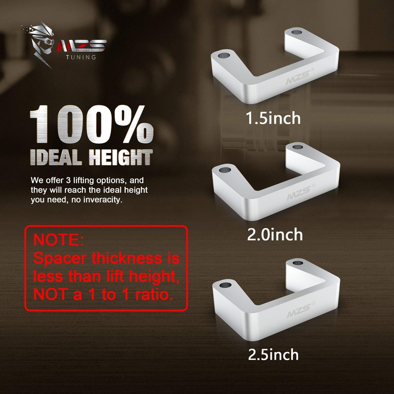 MZS 2" Front Leveling Kit Compatible with 2007-2025 Tahoe Silverado/Sierra/Avalanche/Suburban
