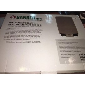 GANDER mtn. Stackable Dehydrator Trays Set Of 2 - For 5 Tray Food Dehydrator-New