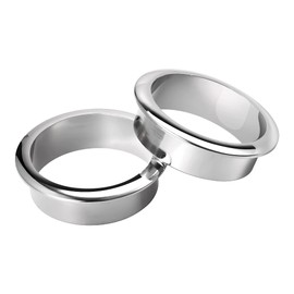 sourcing map Desk Grommet 50mm for Organizing and Protecting Cord Nylon Silver Tone Pack of 3