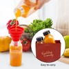 YBCPACK 16 Pack 8oz/250ml Plastic Juice Bottles with Tamper Seal
