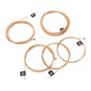 5 String Bass Strings Replacement Professional Metal Wooden Bass Guitar