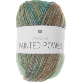 Rico Design Creative Painted Power Wool Ball - 100g