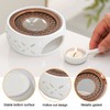Teapot Warmer Ceramic with Tea Light Holder, Coffee Warmer, Teapot
