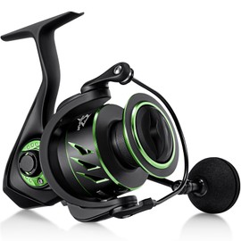 Piscifun Viper X Spinning Reel, Ultralight 6.2:1 High Speed Spinning Fishing Reel, 10+1BB, Carbon Fiber 33 LB Max Drag,5000 Series