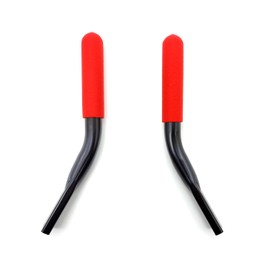 7.4”Wheelchair Brake Handle Extensions, Bending Wheel Lock Extensions for Wheelchair,Transport Chair,Heavy Wheelchair,Reclining Wheelchair,Maintain The Original Width of The Wheelchair(1Pair,Black)