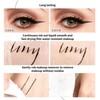 Waterproof Liquid Eyeliner Pen - Felt Tip Eyeliner Pen Black