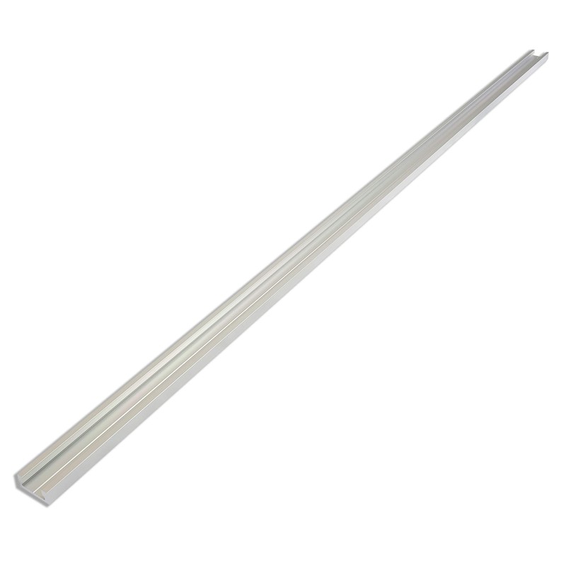 POWERTEC 71167 Aluminum Miter T-Track, 48-Inch, Aluminum Grey