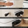 Baskiss 6 Pack Cord Organizer for Kitchen Appliances, Black