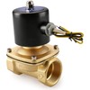 Baomain Electric Solenoid Valve Port 1-1/2" 110 VAC Thread Direct