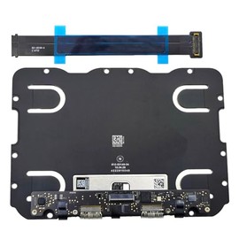 HAWSON A1502 Trackpad de Repuesto para MacBook Pro de 13 Pulgadas Retina A1502 Trackpad Touchpad con Cable Flex 821-00184-A (principios de 2015)