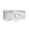 IWOWHERO Gold Marble Design Tissue Box with Space Saving Stylish
