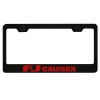 MVP Toyota FJ Cruiser Black License Plate Frame