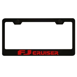 MVP Toyota FJ Cruiser Black License Plate Frame