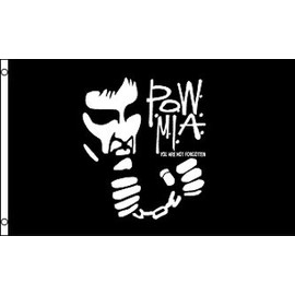 POW-MIA Flag (Chain) 3x5ft Poly