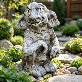 Gargoyle Statue Garden Guardian Sculpture Figurine Gothic Indoor Outdoor Garden Decor Statue Sculpture Halloween Figurines