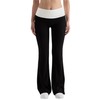 MOOSLOVER Women Flare Leggings Fold Over Bootcut Yoga Pants Casual