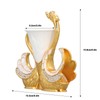 Swan Shape Dinnerware Set Light Luxury Exquisite Elegant Swan Shape