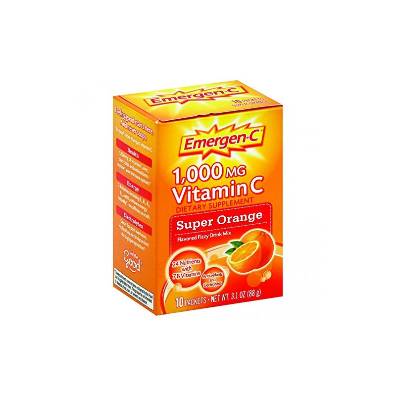 Emergen-C Supr Orange 10 Size 10ct