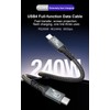 USB 4 Cable 6.6FT for Thunderbolt 5 Cable 80Gbps, up