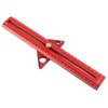 Woodworking T Track Ruler Multifunctional Aluminum Alloy Portable Wood Measuring