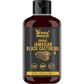  H.o.l.y Natural - The Wonder of World organic Jamaican Black Castor Oil for Hair, Eyelash, Eyebrow and Skin | Cold Pressed | 300ml