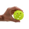 GP Baseball Batting Practice Balls, Perforated, Polyethylene, Fluorescent Green, 2.8