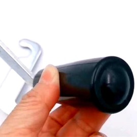 yuksok Fireplace Door Handle Parts High Temperature Resistance, Sturdy Fireplace Accessories, Household Metal Handle