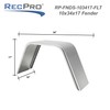 RecPro Trailer Steel Fender | 16 Gauge | Round and